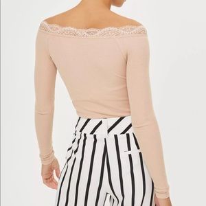 Topshop nude top